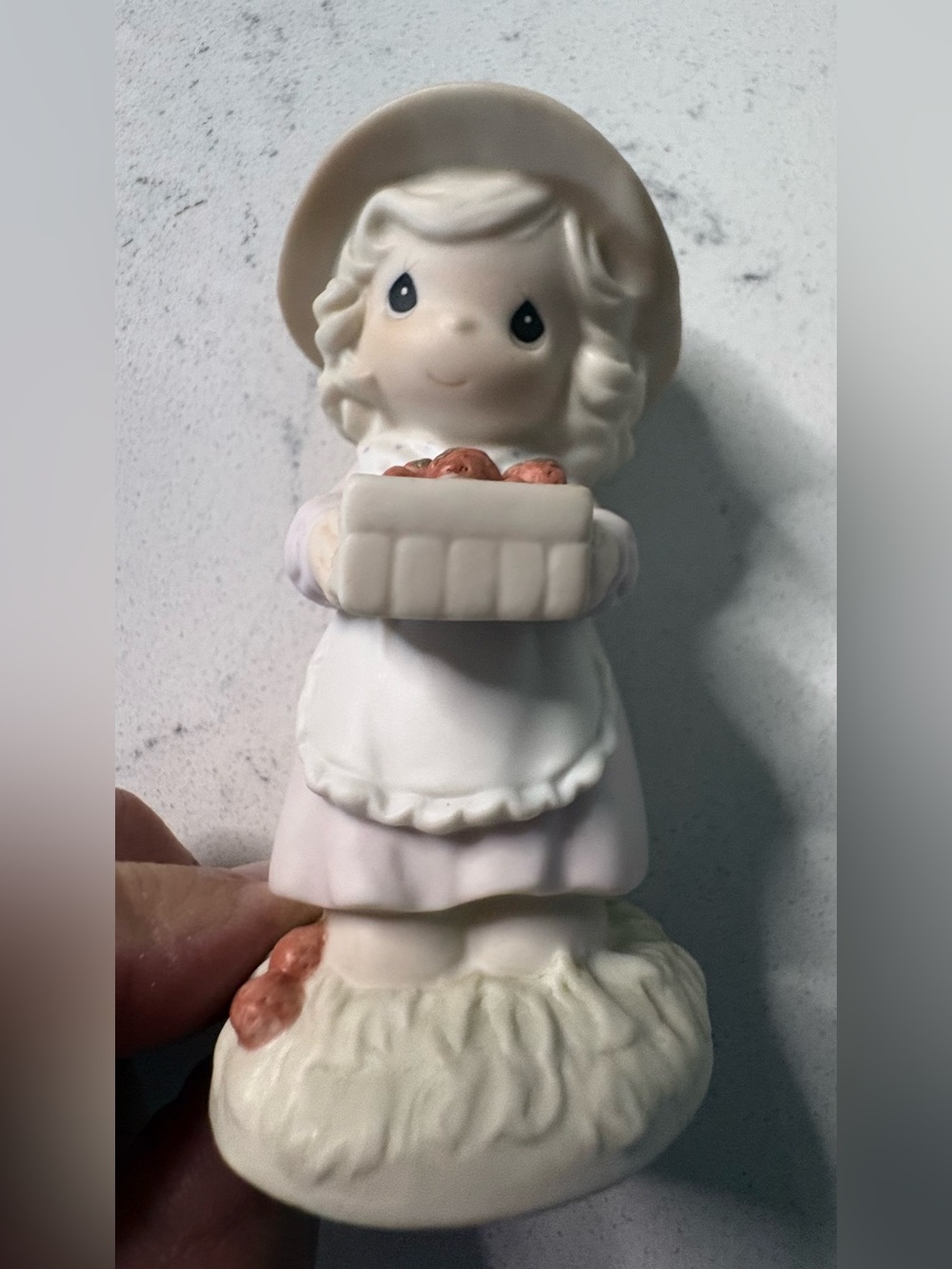 Precious Moments Pink & Cream 'You're The Berry Best' Figurine Box Art